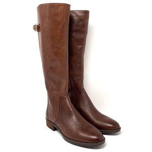 Sam Edelman Patton 2 Brown Leather Tall Riding Boots Size 7.5